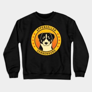 Appenzeller Sennenhund Dog Portrait Crewneck Sweatshirt